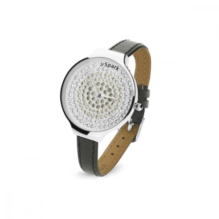 Dámské hodinky se Swarovski Elements Spotty šedé ZSP33HBD