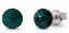 Náušnice Rivoli se Swarovski Elements Sweet Candy Studs K1122SS29EM emerald 6 mm