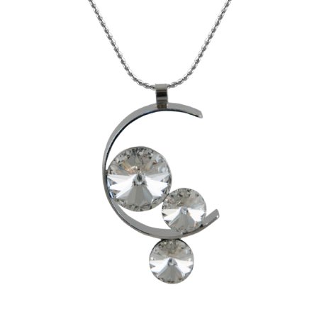 Náhrdelník se Swarovski Elements půlměsíc Krystal