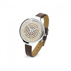 Dámske hodinky so Swarovski Elements Spotty hnedé ZSP33BRST