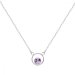 Náhrdelník fialový se Swarovski Elements Fame NOM1122SS29VL Vitrail Light