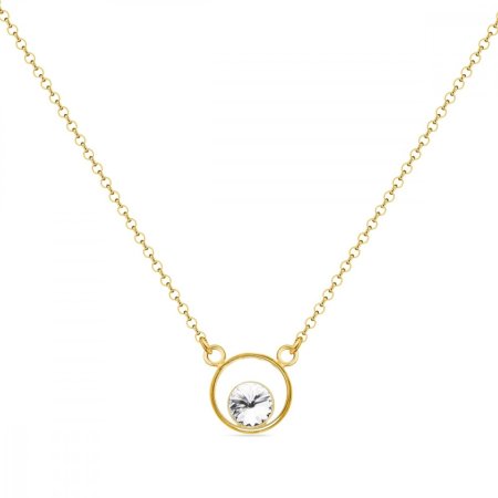 Náhrdelník číry so Swarovski Elements Fame NOMG1122SS29C Krystal