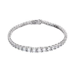 Strieborný tenisový náramok 13068.1