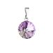 Prívesok fialový Rivoli so Swarovski Elements Vitrail Light 12 mm