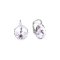 Náušnice biele Rivoli sa Swarovski Elements Sweet Candy K112212C Krystal 12 mm