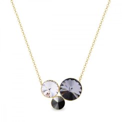 Stříbrný náhrdelník pozlacený se Swarovski Elements Sweetie NG11223SNJ