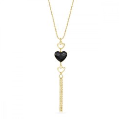 Náhrdelník čierny so Swarovski Elements Soul NSG280810J Jet