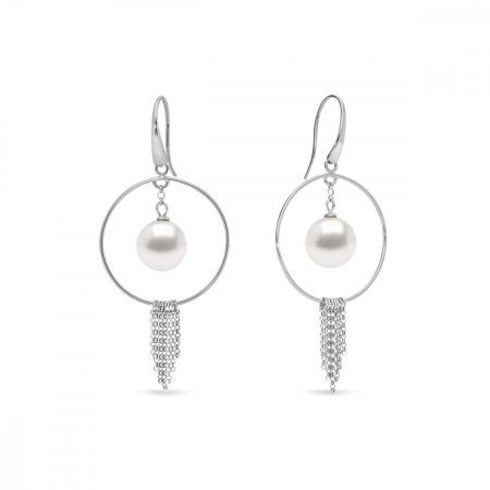 Náušnice biele sa Swarovski Elements Eden KWRD581812W White