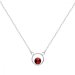 Náhrdelník červený se Swarovski Elements Fame NOM1122SS29SC Scarlet