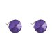 Náušnice fialové Rivoli so Swarovski Elements Tanzanite 8 mm