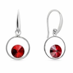 Náušnice červené so Swarovski Elements Fame KWOM1122SS29SC Scarlet