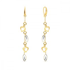 Náušnice čiré se Swarovski Elements Euphoria KWGROLO22014C Krystal