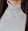 Strieborný prívesok s kryštálmi Swarovski biely kruh 34215.1 Krystal