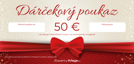 Elektronický darčekový poukaz v hodnote 50 €