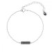 Náramek šedý se Swarovski Elements Radiance BFMP1SN Silver Night