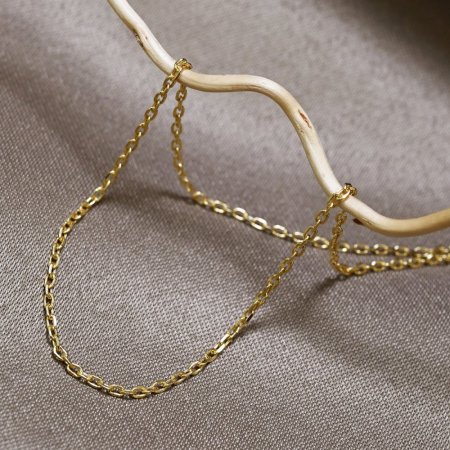 Zlatý 14kt řetízek 90A00019 ANKER