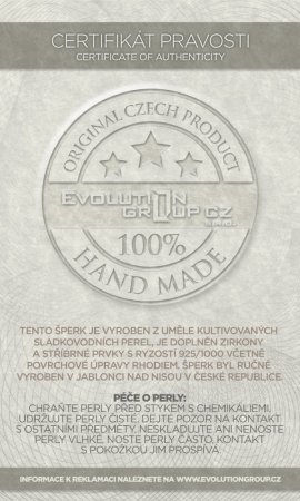 Perlový náhrdelník z říčních perel se zapínáním ze 14 karátového zlata 922001.1/9260 bílý
