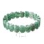 Náramek s minerálními kameny achát zelený 43057.3