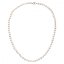 Perlový náhrdelník z pravých riečnych perál bielej oválnej perly 22037.1
