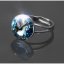 Prsten světle modrý Rivoli se Swarovski Elements Aqua 12 mm