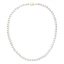 Perlový náhrdelník z říčních perel se zapínáním ze 14 karátového zlata 922001.1/9268A bílý