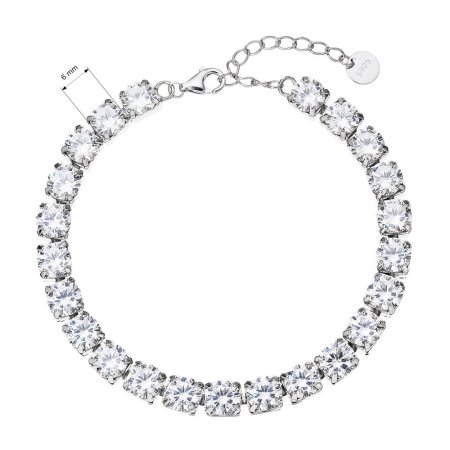 Luxusný strieborný tenisový náramok 13099.1