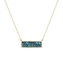 Náhrdelník zelený so Swarovski Elements Radiance NGFMP2EM Emerald