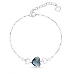 Náramok modrý sa Swarovski Elements Soul BS280810DB Denim Blue