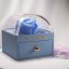 Dárková krabička květina KR0006 modrá
