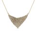 Zlatý náhrdelník se Swarovski Elements NMESH18GS Chic