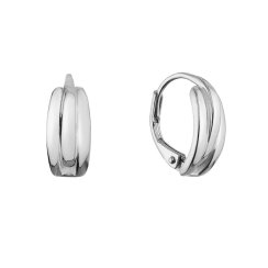 Strieborné náušnice kruhy 61071