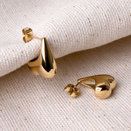 Náušnice HEART gold