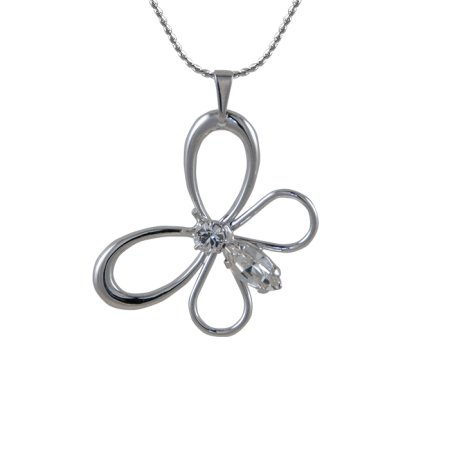 Náhrdelník se Swarovski Elements motýl Krystal