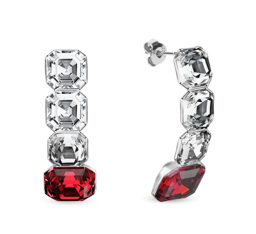 Náušnice červené se Swarovski Elements Imperial KT44804CSC Scarlet