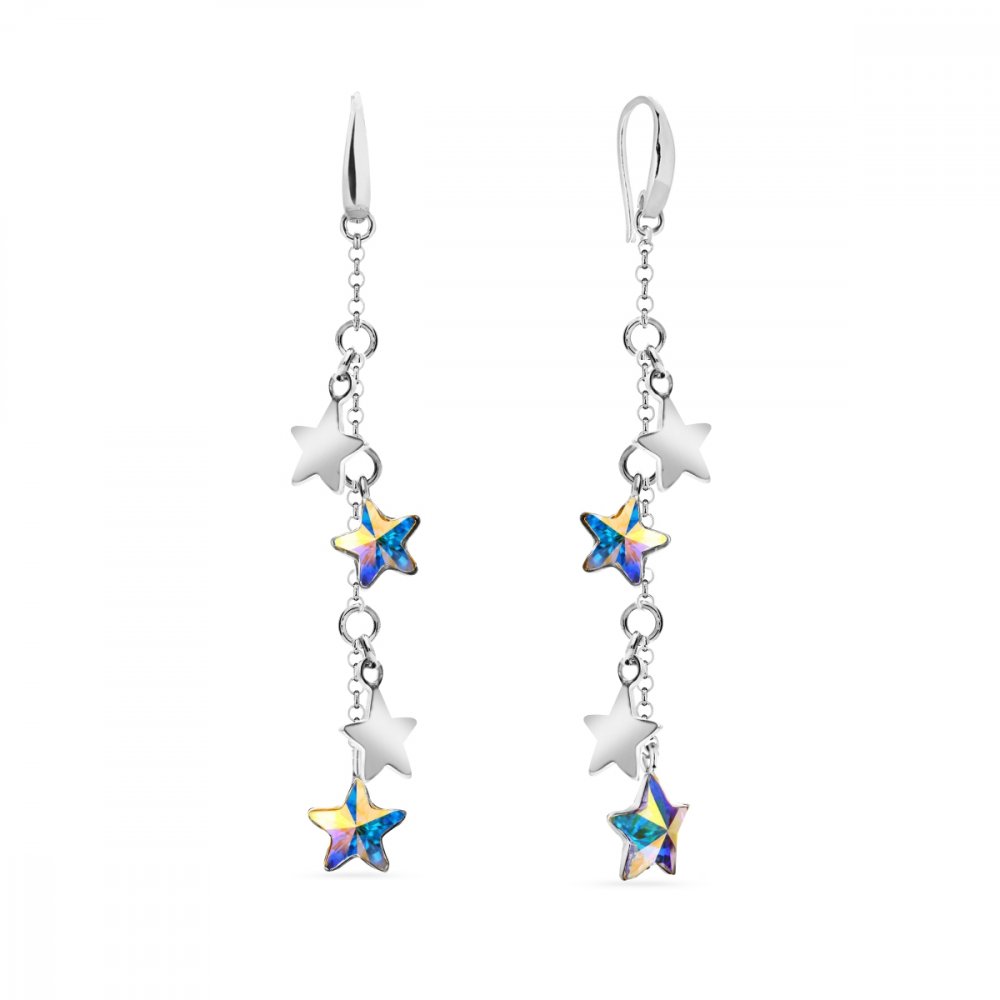 Náušnice měnivé se Swarovski Elements Mirth KWROLO28164AB