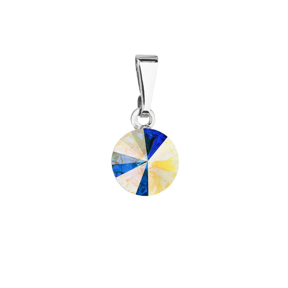 Přívěsek Rivoli se Swarovski Elements Krystal AB 8 mm