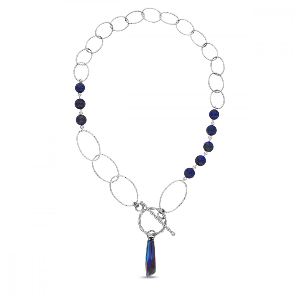 Náhrdelník tmavě modrý Crystalactite N6017BB8LL Bermuda Blue