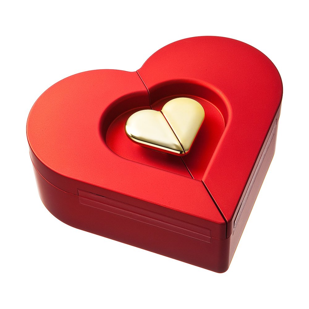 Dárková krabička srdce KR0007 červená