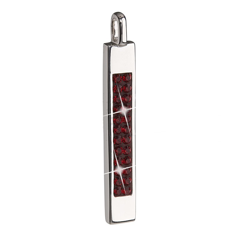 Přívěsek červený hranol Exclusive se Swarovski Elements 34803.3s Siam