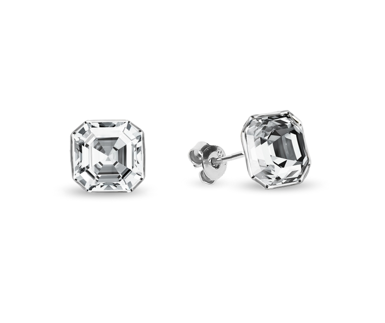 Levně Náušnice čiré se Swarovski Elements Imperial Studs K44806C Krystal