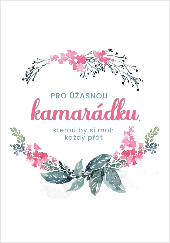 Levně Přání pro kamarádku