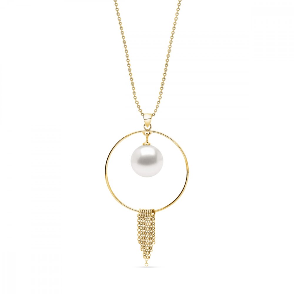 Náhrdelník bílý se Swarovski Elements Eden NRDG581812W White