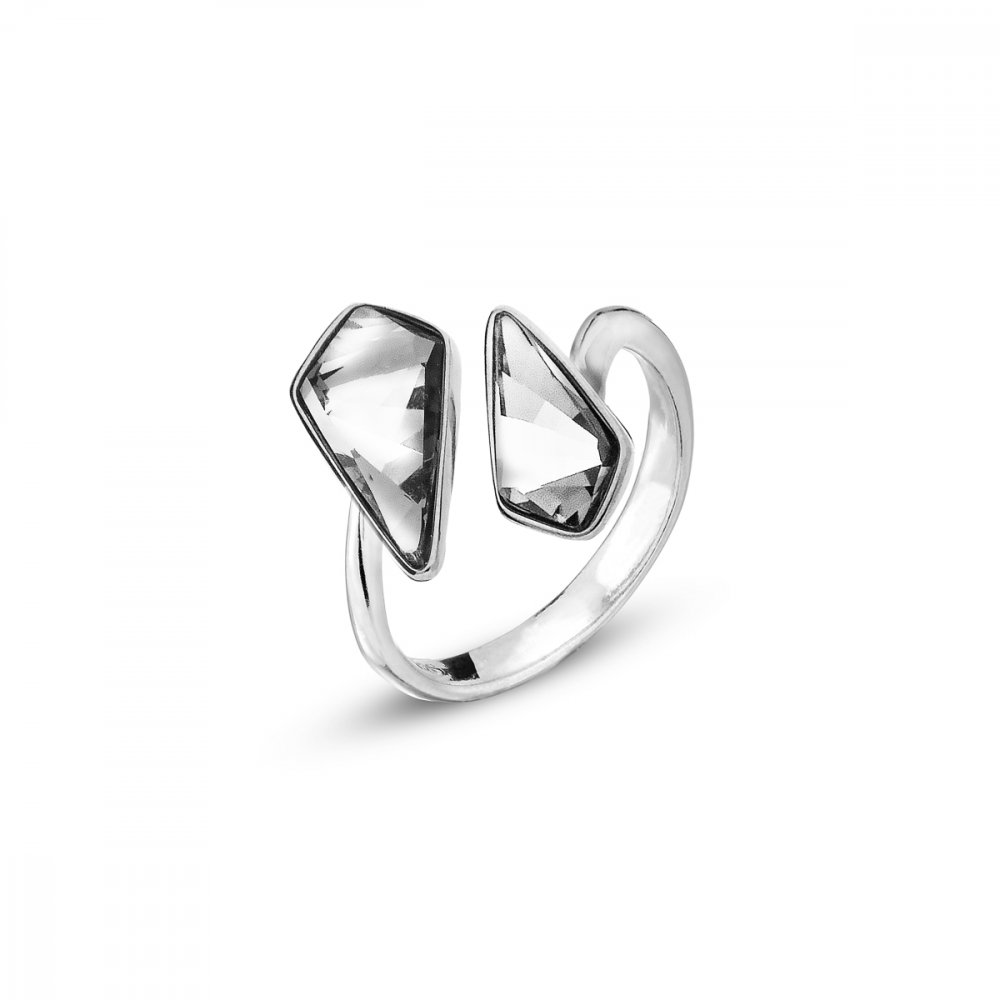 Prsten čirý se Swarovski Elements Kite P4731CC Krystal