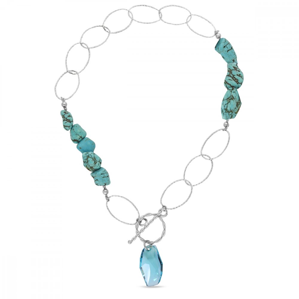 Náhrdelník tyrkysový Meteor N6673LTU14TU Light Turquoise