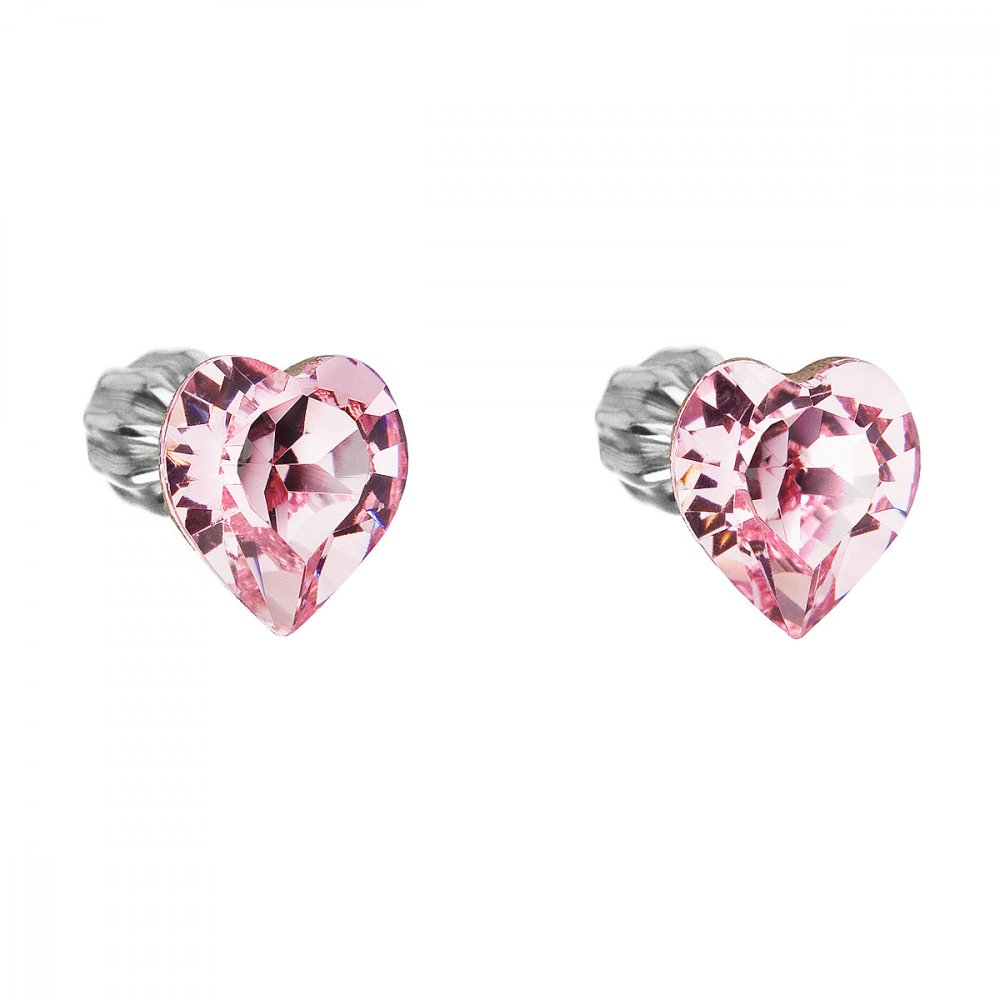 Náušnice se Swarovski Elements 31139.3 rose
