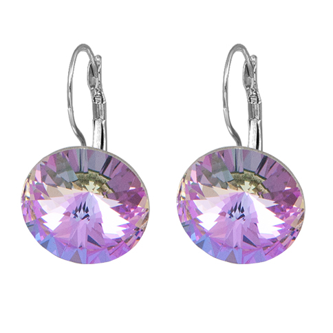 Levně Náušnice Rivoli se Swarovski Elements Vitrail Light 16 mm