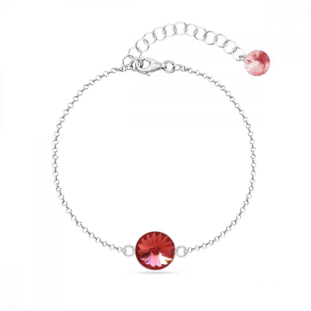 Náramek oranžový se Swarovski Elements Candy B1122SS47PA  Padparadscha