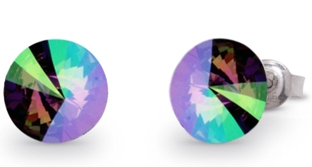 Náušnice Rivoli se Swarovski Elements Sweet Candy Studs K1122SS39PS paradise shine 8 mm