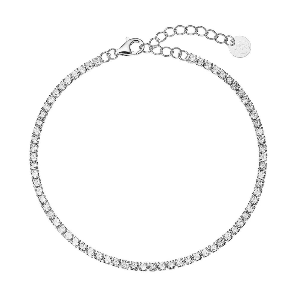 Jemný stříbrný tenisový náramek 13095.1