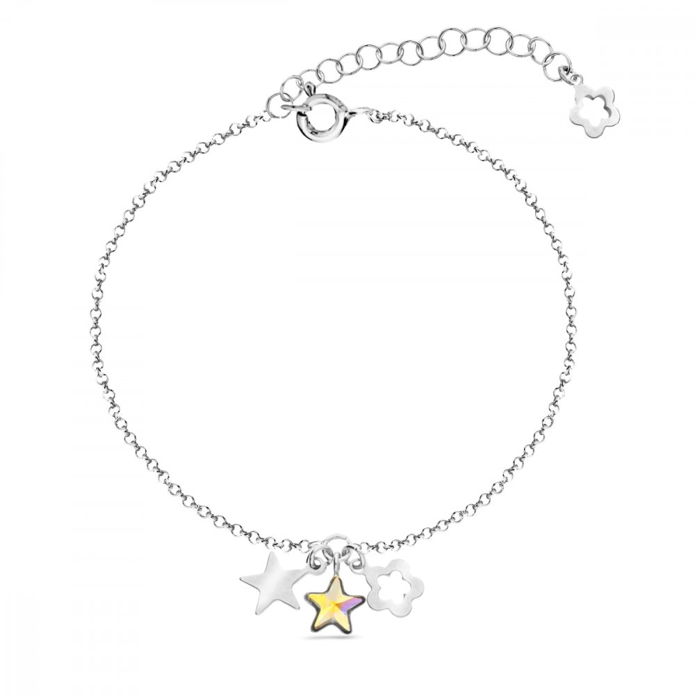 Náramek duhový  se Swarovski Elements Joy BMIX2816AB